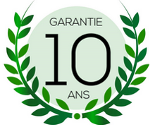 Badge 10 ans de garantie offerte